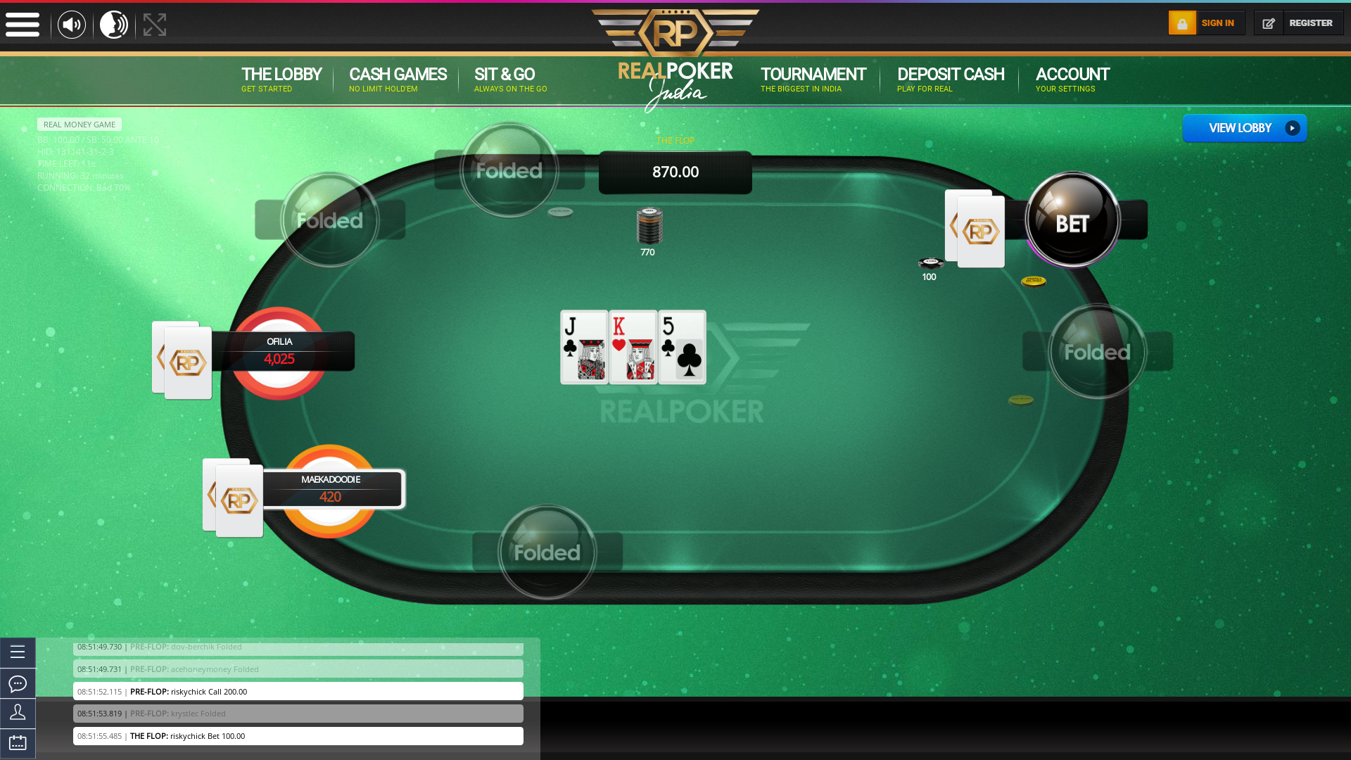 Real poker 10 player table in the 3 match